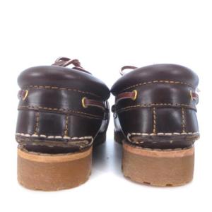 Timberland 51304 NOREEN 3EYE ヘリテイジ ハンドソーン モカシン レザー 24cm ブラウン