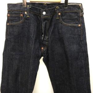 EVISU デニムパンツ ジーンズ No2 Lot.2000 ボタンフライ インディゴブルー 青系 大きいサイズ 36×35 XXL位