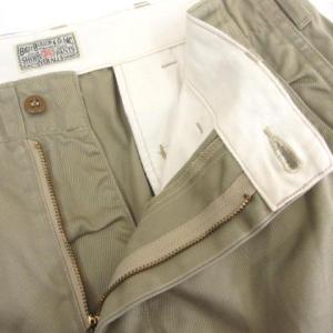 BUZZ RICKSON’S チノパン ジッパーフライ ベージュ W33 M位