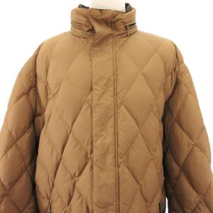 McGREGOR ダウンジャケット キルティング ロゴ ジップアップ ブラウン系 茶系 LL アウター GY22