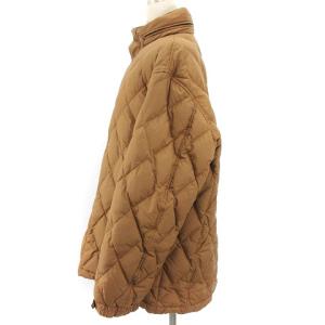 McGREGOR ダウンジャケット キルティング ロゴ ジップアップ ブラウン系 茶系 LL アウター GY22