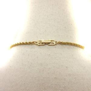 GIVENCHY ネックレス ペンダント モチーフ ラインストーン パイプロープ ゴールドカラー 金色 アクセサリー GY11