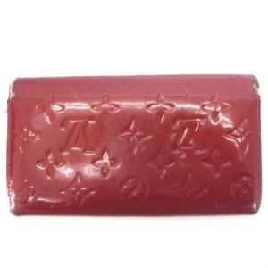 LOUIS VUITTON M93530 モノグラム ヴェルニ ポルトフォイユ･サラ ポムダムール 二つ折り 長財布 ウォレット レッド 赤