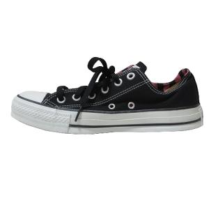 CONVERSE タグ付 スニーカー ALL STAR  L-S&D ローカット キャンバス 黒 白 ユニセックス 24.5cm GY11 X