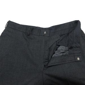 Brooks Brothers 美品 パンツ スラックス ウール ライクラ ストレッチ ロールアップ 大きいサイズ 34 ダークグレー GY11 X