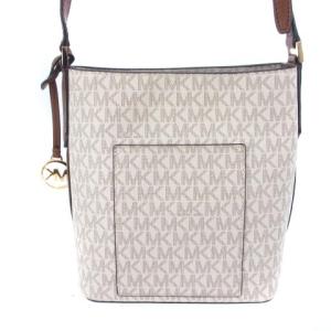 MICHAEL KORS ショルダーバッグ ポーチ ロゴ 総柄 PVC ホワイト 白 鞄