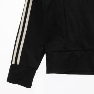 adidas Originals トラック ジャケット ジャージ ジップアップ スリーストライプス AGC005 黒 ブラック L GY01