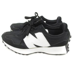 New Balance MS327 CBW スニーカー ビッグロゴ スエード シューズ ブラック 27cm