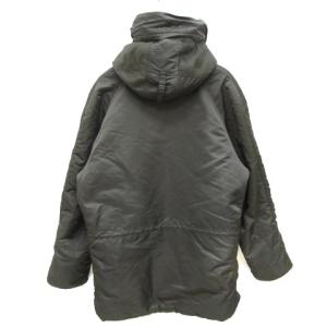 ALPHA INDUSTRIES N-3B フライトジャケット MIL-J-6279 中綿 ミリタリー ナイロン ジップアップ カーキ L アウター GY01