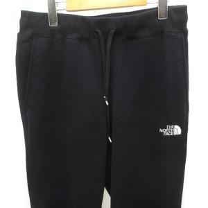THE NORTH FACE NB32230 ヘザー スウェット ワンポイント ロゴ パンツ 黒 ブラック M ボトムス