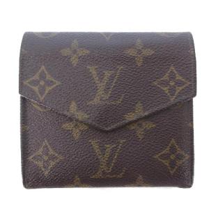 LOUIS VUITTON M61660 モノグラム ポルトモネビエ カルトクレディ 二つ折り 財布 ウォレット ブラウン 茶 GY11