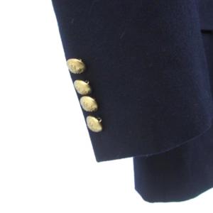 POLO RALPH LAUREN テーラードジャケット ブレザー 3B 金ボタン ウール ネイビー 紺 GY11