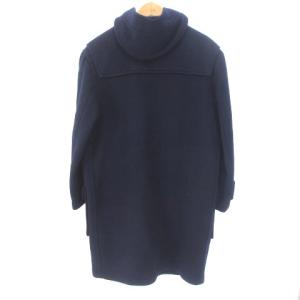 GLOVERALL ダッフルコート 裏チェック ウール ネイビー 紺 38 M位 アウター GY11