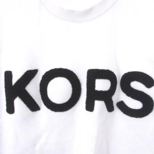 MICHAEL KORS 0S250S95MF トレーナー スウェット 半袖 ロゴ コットン ホワイト 白 S GY01