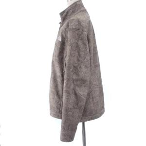 THE NORTH FACE ジャケット 裏起毛 ジップアップ ロゴ 刺繍 ベージュ系 XL アウター GY01