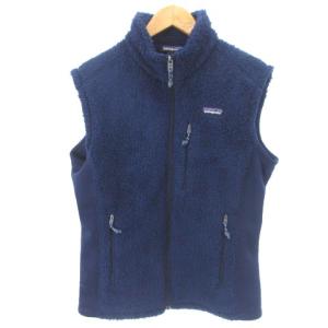Los Gatos Vest フリースベスト 25925FA15 ジップアップ ロゴ ワンポイント ネイビー 紺 M GY01