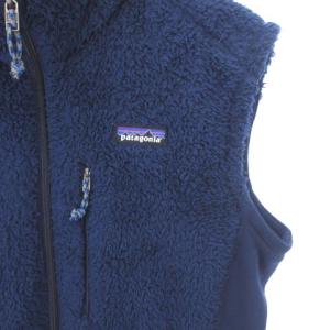 Patagonia Los Gatos Vest フリースベスト 25925FA15 ジップアップ ロゴ ワンポイント ネイビー 紺 M GY01