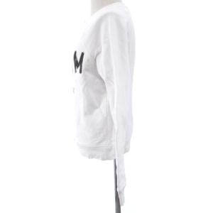 MSGM 2642MDM189 トレーナー スウェット ロゴ プリント 裏毛 コットン ホワイト 白 XS GY01