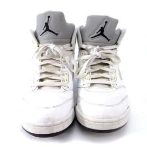 NIKE Air Jordan 5 Retro Metallic White 2015 136027-130