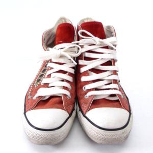 CONVERSE 1R337 オールスター スニーカー ハイカット スタッズ スエード 赤 レッド系 US7.5 26.0cm 靴 シューズ