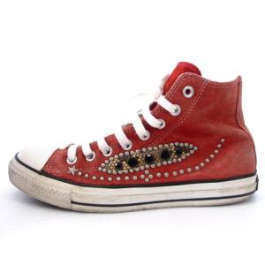 CONVERSE 1R337 オールスター スニーカー ハイカット スタッズ スエード 赤 レッド系 US7.5 26.0cm 靴 シューズ