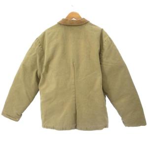WAREHOUSE DUCK DOWN JACKET コーデュロイ 切替 コットン カーキ 42 XL位 アウター