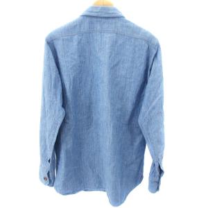 SUGAR CANE ×ミスターフリーダム Mister Freedom シャンブレーシャツ SC28491 長袖 コットン ライトブルー 青系