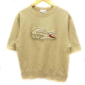 ビッグクロック 半袖 スウェット トレーナー ロゴ コットン ベージュ FR3 M位 トップス