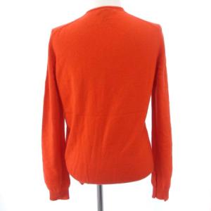 Drawer 6515-106-0251 カーディガン 前開き カシミヤ ウール混 オレンジ 2 M位