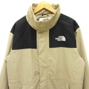 THE NORTH FACE ホワイトレーベル MARTIS JACKET ロゴ刺繍 ナイロン ベージュ 黒 ブラック M アウター