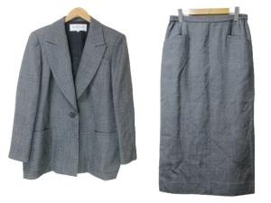 GLAMOUR セットアップ 上下 スーツ テーラードジャケット スカート ロング タイト ウール 大きいサイズ 46 48