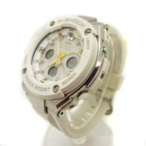 CASIO G-SHOCK GST-W300 G-STEEL 腕時計 タフソーラー マルチバンド6 2針 白文字盤  ホワイト ウォッチ