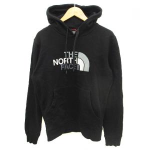 ジャケット プルオーバー パーカー DREW PEAK PLV HOODIE 裏起毛 ロゴ刺繍 コットン 黒 ブラック S