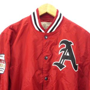 AVIREX NYLON AWARD JACKET ナイロン アワード ジャケット スタジャン ブルゾン レタードワッペン 6152109