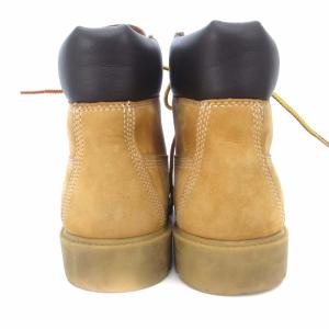 Timberland 10960M ミッドカットブーツ 5ホール スエード レザー ブラウン 茶 23.0 靴 GY01