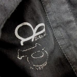 DIESEL ポロシャツ 半袖 プリント 刺繍 コットン M 黒 ブラック