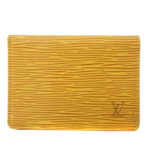 M63209 エピ ポルト2カルト・ヴェルティカル カードケース パスケース イエロー 黄