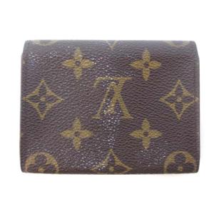 LOUIS VUITTON M62920 モノグラム アンヴェロップ・カルト ドゥ ヴィジット カードケース 名刺入れ ブラウン 茶