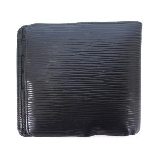 LOUIS VUITTON M63652 エピ ポルトフォイユ・マルコ ノワール 二つ折り財布 ウォレット レザー ブラック 黒