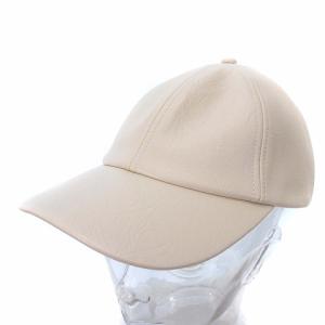 タグ付き ワイス WYETH 23AW Hailey キャップ 帽子 フェイクレザー コットン ベージュ系 F