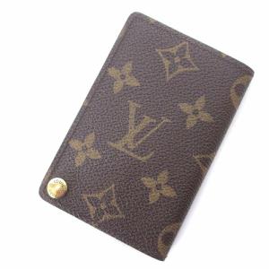 LOUIS VUITTON M60937 モノグラム ポルトカルト クレディ プレッシオン カードケース 名刺入れ パスケース 7枚用 ブラウン 茶