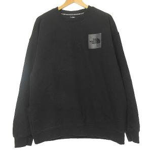 スウェット トレーナー ロゴプリント クルーネック 裏毛 NM5ML70A 黒 ブラック XL GY01