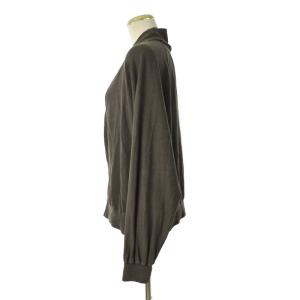 Deuxieme Classe 23SS Lovable ジャージーカーディガン 長袖 ショート丈 リネン コットン 茶 ブラウン 23-070-500-7190-1-0