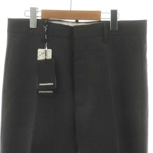 DSQUARED2 タグ付き Slouch Trs パンツ スラックス ジッパーフライ ストライプ S74KB0445