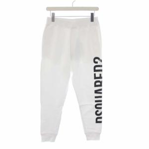 タグ付き Dean Fit スウェットジョガーパンツ イージー ロゴプリント XS 白 ホワイト S71KB0438