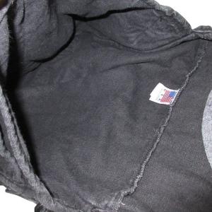 HUNTING WORLD ショルダーバッグ メッセンジャーバッグ エンボス 斜め掛け 鞄 コットン 黒 ブラック X