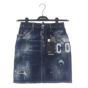 新品未使用タグ付　Dsquared2ダメージデニム ミニスカート 新品未使用タグ付 Dsquared2ダメージデニム ミニスカート