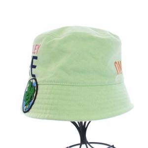 DSQUARED2 タグ付き ONE LIFE ONE PLANET バケットハット 帽子 ロゴプリント S82HA0031 緑 グリーン S