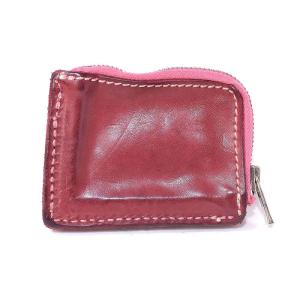 GUIDI SOFT HORSE FULL GRAIN MEDIUM WALLET コインケース 小銭入れ レザー 本革 赤 レッド