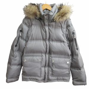 2WAY ダウンジャケット 千鳥格子柄 BMP26-325-06 グレー